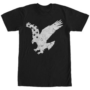 Men’s Lost Gods Flying Eagle American Flag T-Shirt
