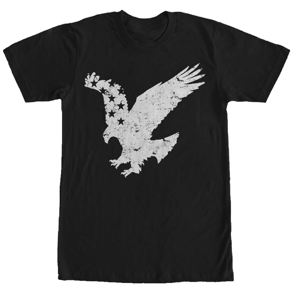 Men's Lost Gods Flying Eagle American Flag T-Shirt Men's Lost Gods Flying Eagle American Flag T-Shirt