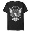 Men’s Lost Gods Fourth of July  American Crest T-Shirt
