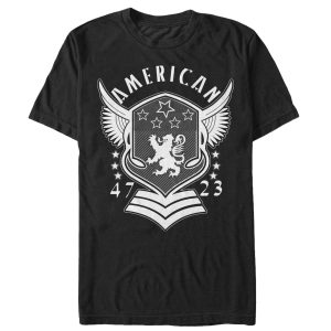 Men’s Lost Gods Fourth of July  American Crest T-Shirt