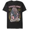 Men’s Lost Gods Fourth of July  Strength Honor Freedom USA T-Shirt