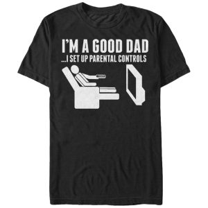 Men’s Lost Gods Good Dad I Set Up Parental Controls T-Shirt