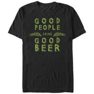 Men’s Lost Gods Good People Drink Good Beer T-Shirt