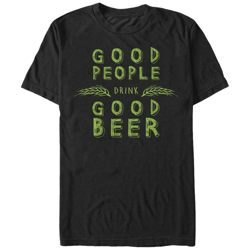 Men's Lost Gods Good People Drink Good Beer T-Shirt Men's Lost Gods Good People Drink Good Beer T-Shirt