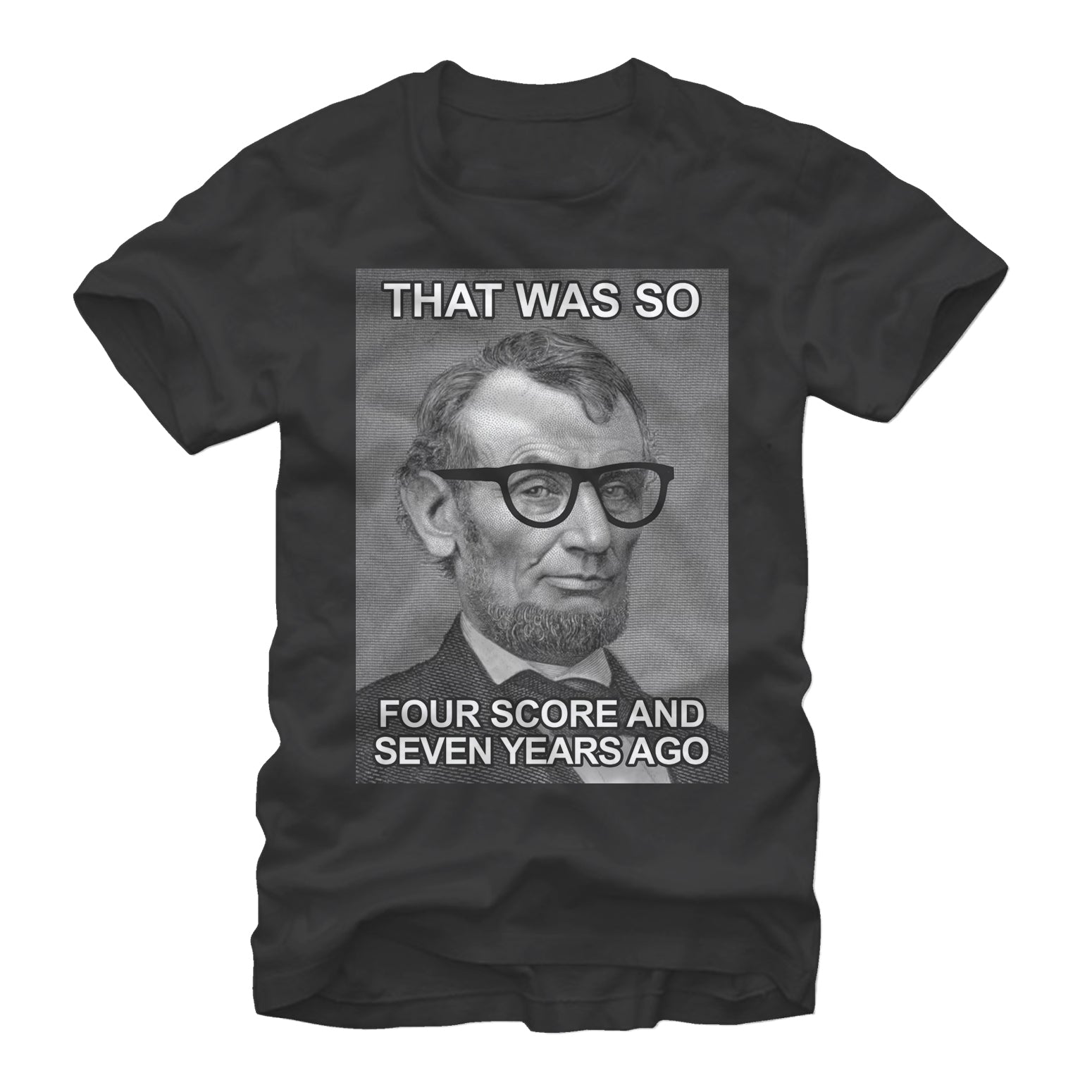 Men's Lost Gods Hipster Abe Lincoln T-Shirt Men's Lost Gods Hipster Abe Lincoln T-Shirt