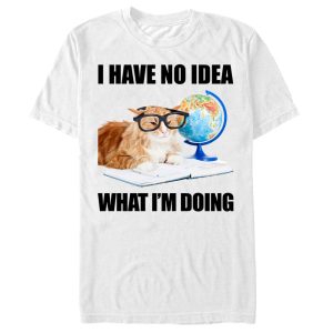 Men’s Lost Gods I Have No Idea What I’m Doing Cat T-Shirt