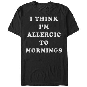 Men’s Lost Gods I Think I’m Allergic to Mornings T-Shirt