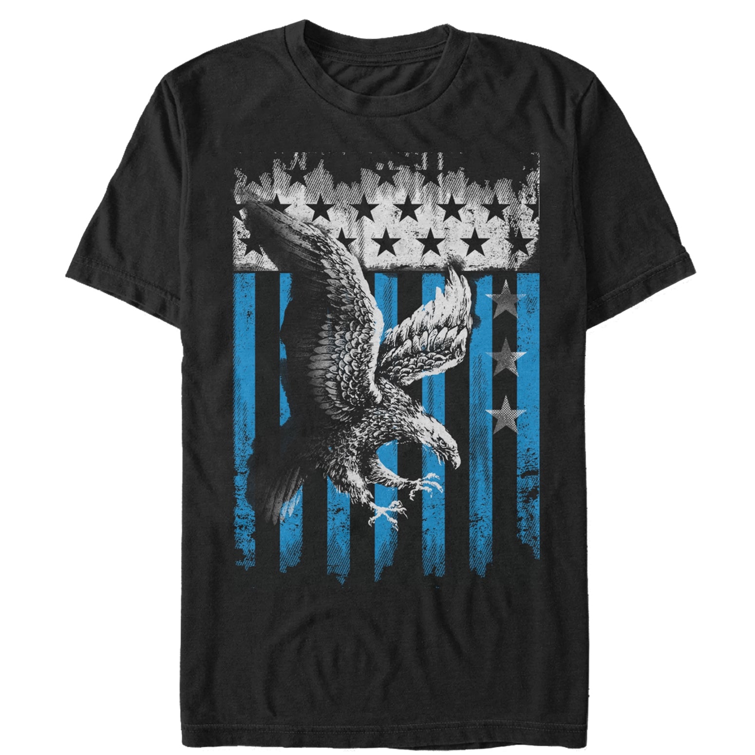 Men's Lost Gods Majestic Eagle American Flag T-Shirt Men's Lost Gods Majestic Eagle American Flag T-Shirt