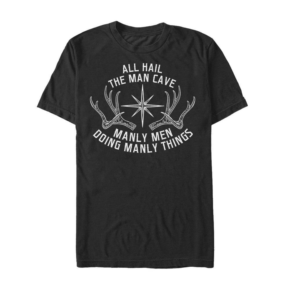Men's Lost Gods Manly Man Cave T-Shirt Men's Lost Gods Manly Man Cave T-Shirt