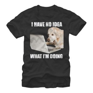 Men’s Lost Gods No Idea What I’m Doing Dog T-Shirt