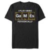 Men’s Lost Gods Periodic Table Video Games T-Shirt