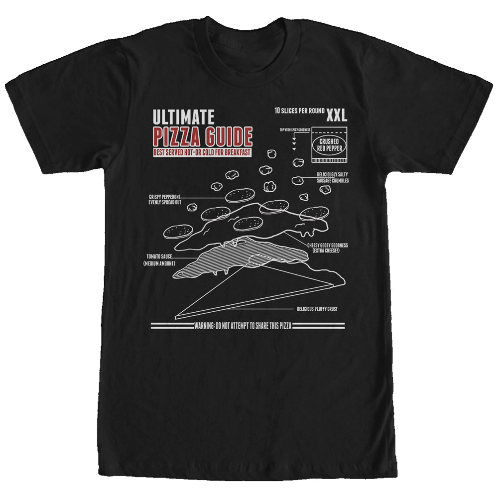 Men's Lost Gods Pizza Guide T-Shirt Men's Lost Gods Pizza Guide T-Shirt