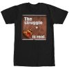 Men’s Lost Gods Pizza Struggle is Real T-Shirt