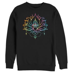 Men’s Lost Gods Rainbow Lotus Flower Sweatshirt