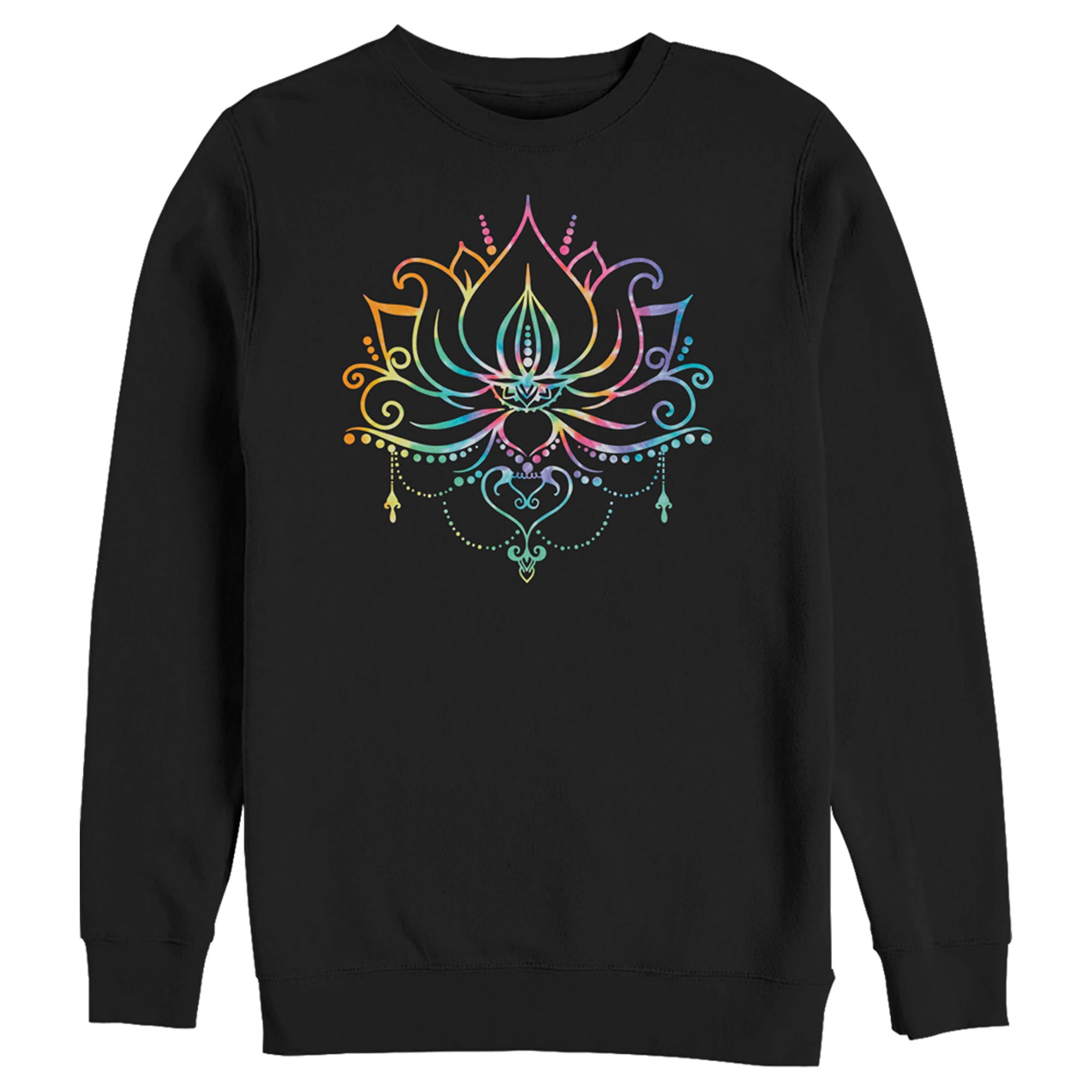 Men's Lost Gods Rainbow Lotus Flower Sweatshirt Men's Lost Gods Rainbow Lotus Flower Sweatshirt