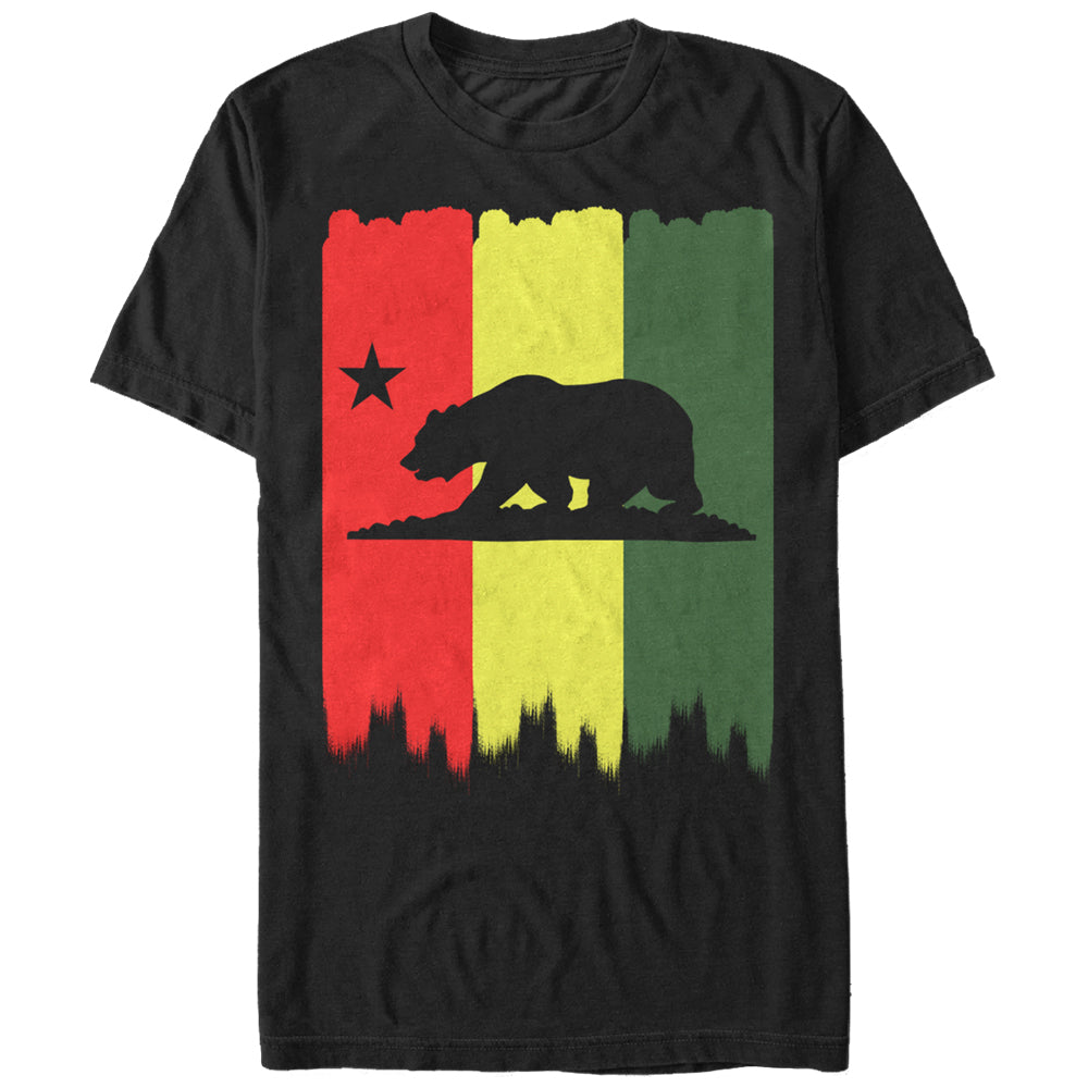 Men's Lost Gods Rasta California Bear T-Shirt Men's Lost Gods Rasta California Bear T-Shirt