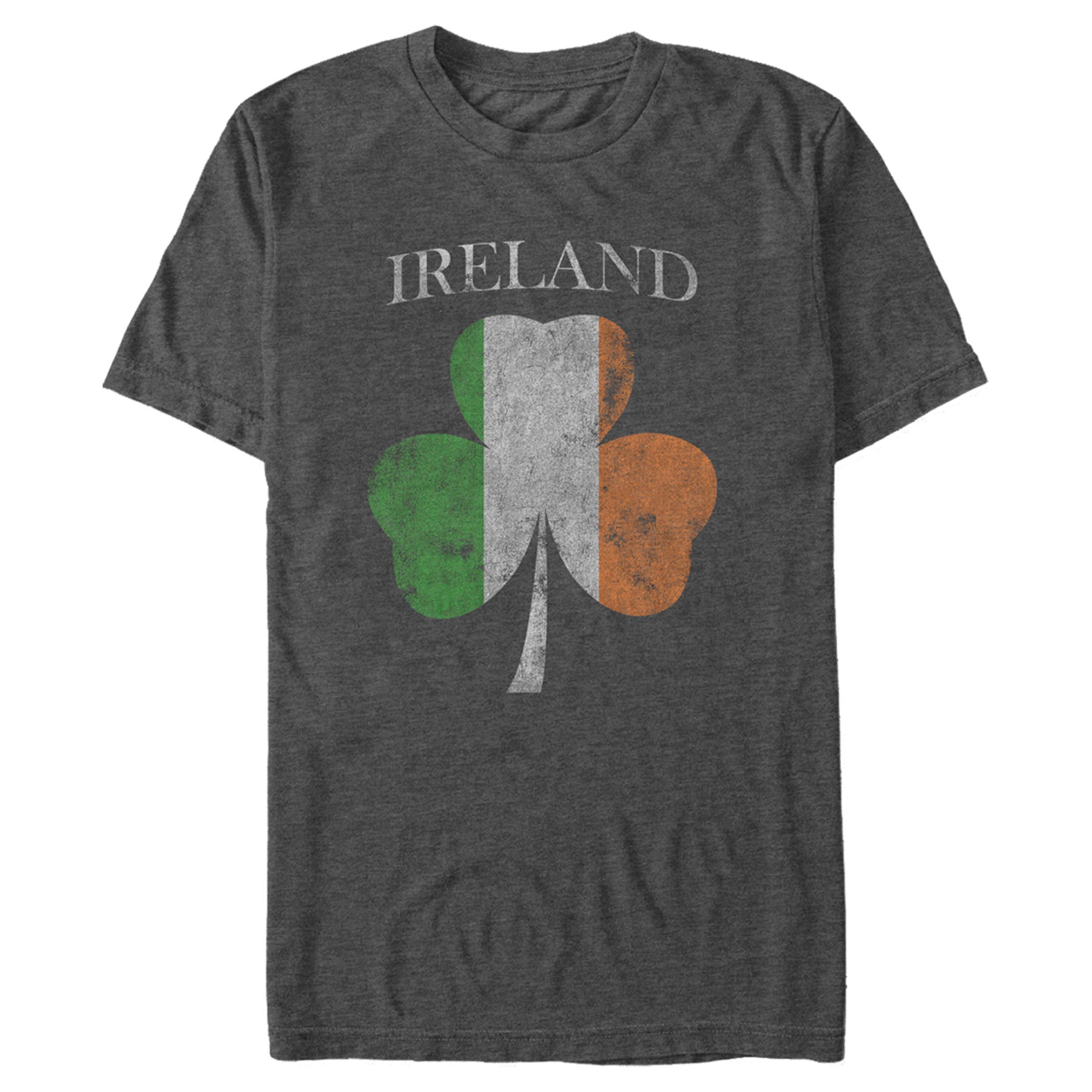 Men's Lost Gods St. Patrick's Day Distressed Irish Clover Flag T-Shirt Men's Lost Gods St. Patrick's Day Distressed Irish Clover Flag T-Shirt