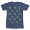 Men’s Lost Gods St. Patrick’s Day Four-Leaf Clover Print T-Shirt