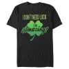 Men’s Lost Gods St. Patrick’s Day I Don’t Need Luck I’m Amazing! T-Shirt