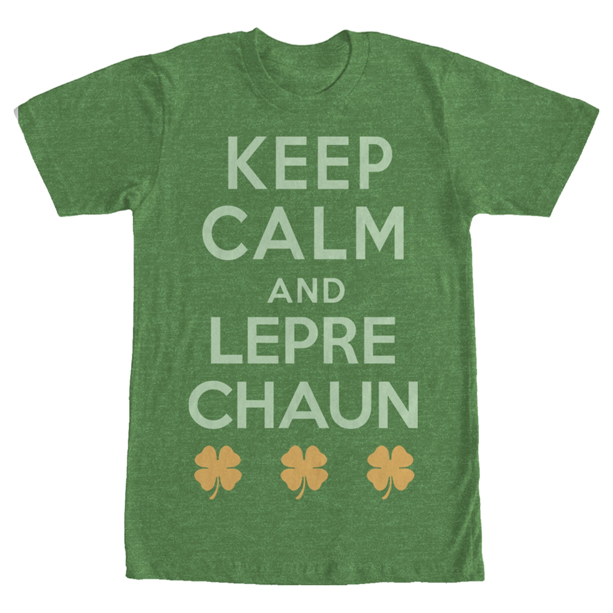 Men's Lost Gods St. Patrick's Day Keep Calm and Leprechaun Retro T-Shirt Men's Lost Gods St. Patrick's Day Keep Calm and Leprechaun Retro T-Shirt