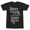 Men’s Lost Gods St. Patrick’s Day Keep Calm and Shake your Shamrocks T-Shirt