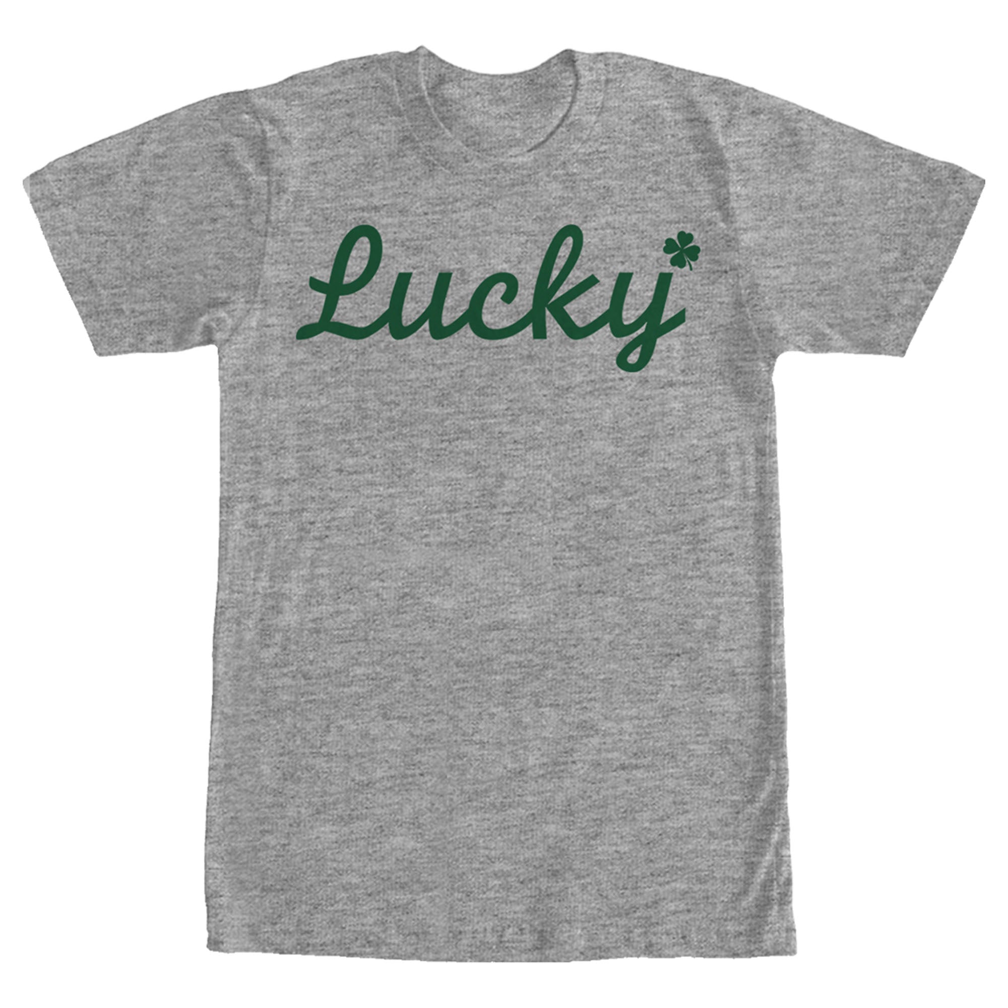 Men's Lost Gods St. Patrick's Day Lucky Cursive T-Shirt Men's Lost Gods St. Patrick's Day Lucky Cursive T-Shirt
