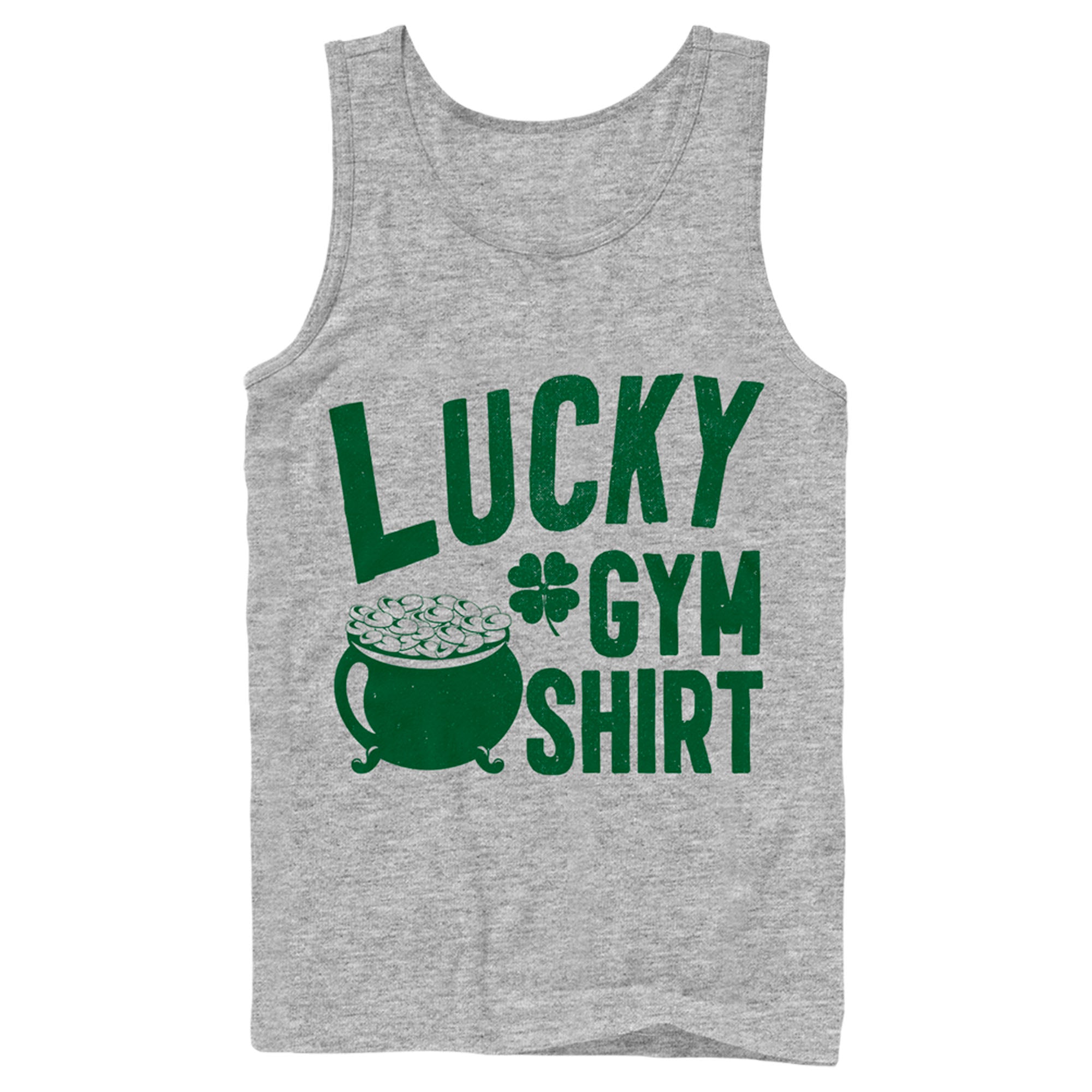 Men's Lost Gods St. Patrick's Day Lucky Gym Shirt Distressed Tank Top Men's Lost Gods St. Patrick's Day Lucky Gym Shirt Distressed Tank Top