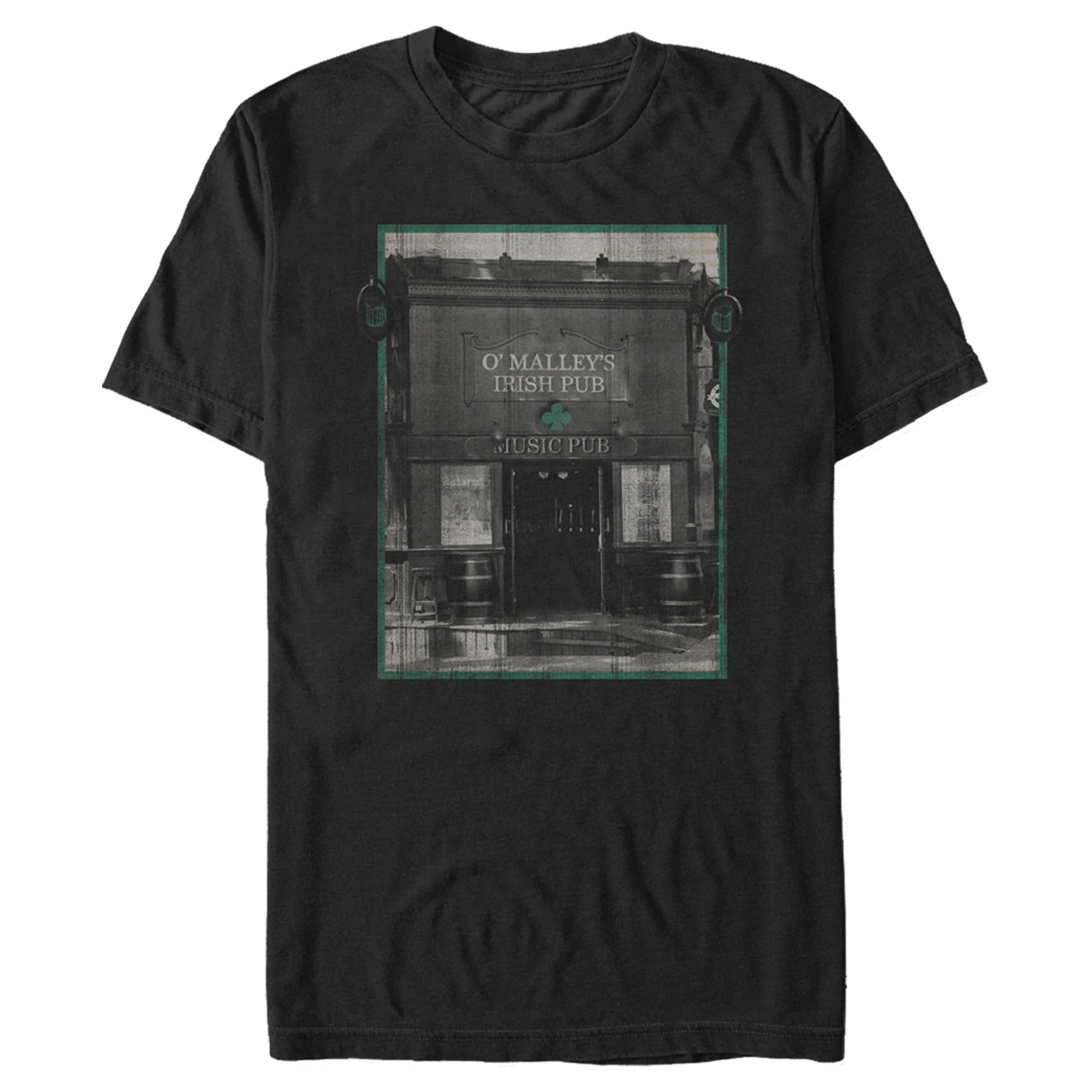 Men's Lost Gods St. Patrick's Day O'Malley's Irish Pub Retro T-Shirt Men's Lost Gods St. Patrick's Day O'Malley's Irish Pub Retro T-Shirt