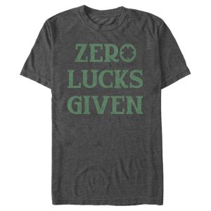 Men’s Lost Gods St. Patrick’s Day Zero Lucks Given T-Shirt