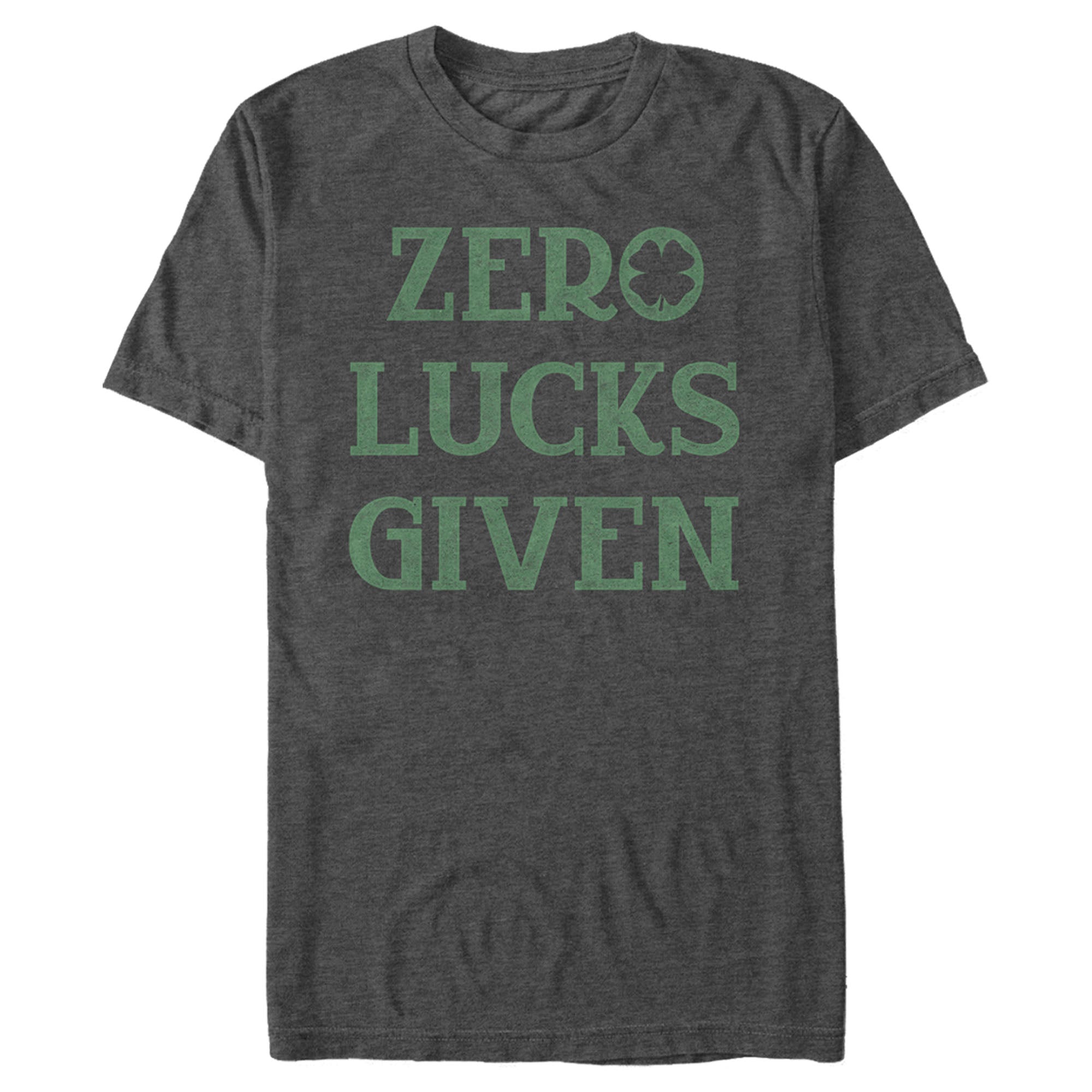 Men's Lost Gods St. Patrick's Day Zero Lucks Given T-Shirt Men's Lost Gods St. Patrick's Day Zero Lucks Given T-Shirt