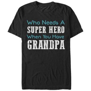 Men’s Lost Gods Superhero Grandpa T-Shirt