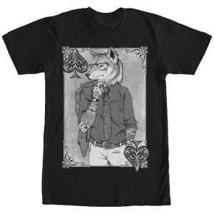 Men’s Lost Gods Tattooed Fox Man T-Shirt