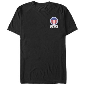 Men’s Lost Gods USA Stars and Stripes Circle T-Shirt