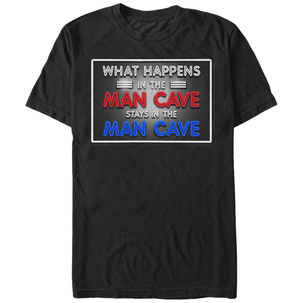 Men's Lost Gods What Happens in the Man Cave T-Shirt Men's Lost Gods What Happens in the Man Cave T-Shirt