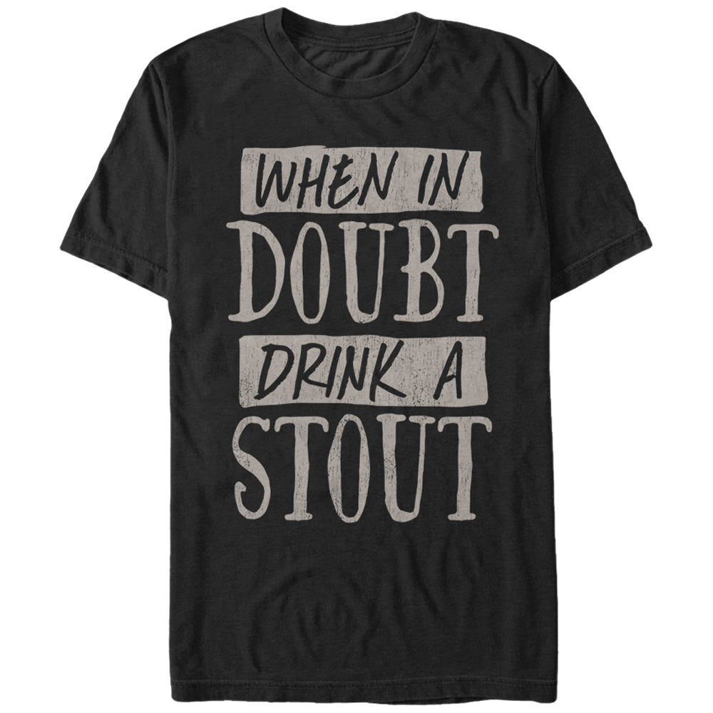 Men's Lost Gods When in Doubt Drink a Stout T-Shirt Men's Lost Gods When in Doubt Drink a Stout T-Shirt