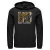 Men’s MTV Cheetah Print Logo Pull Over Hoodie