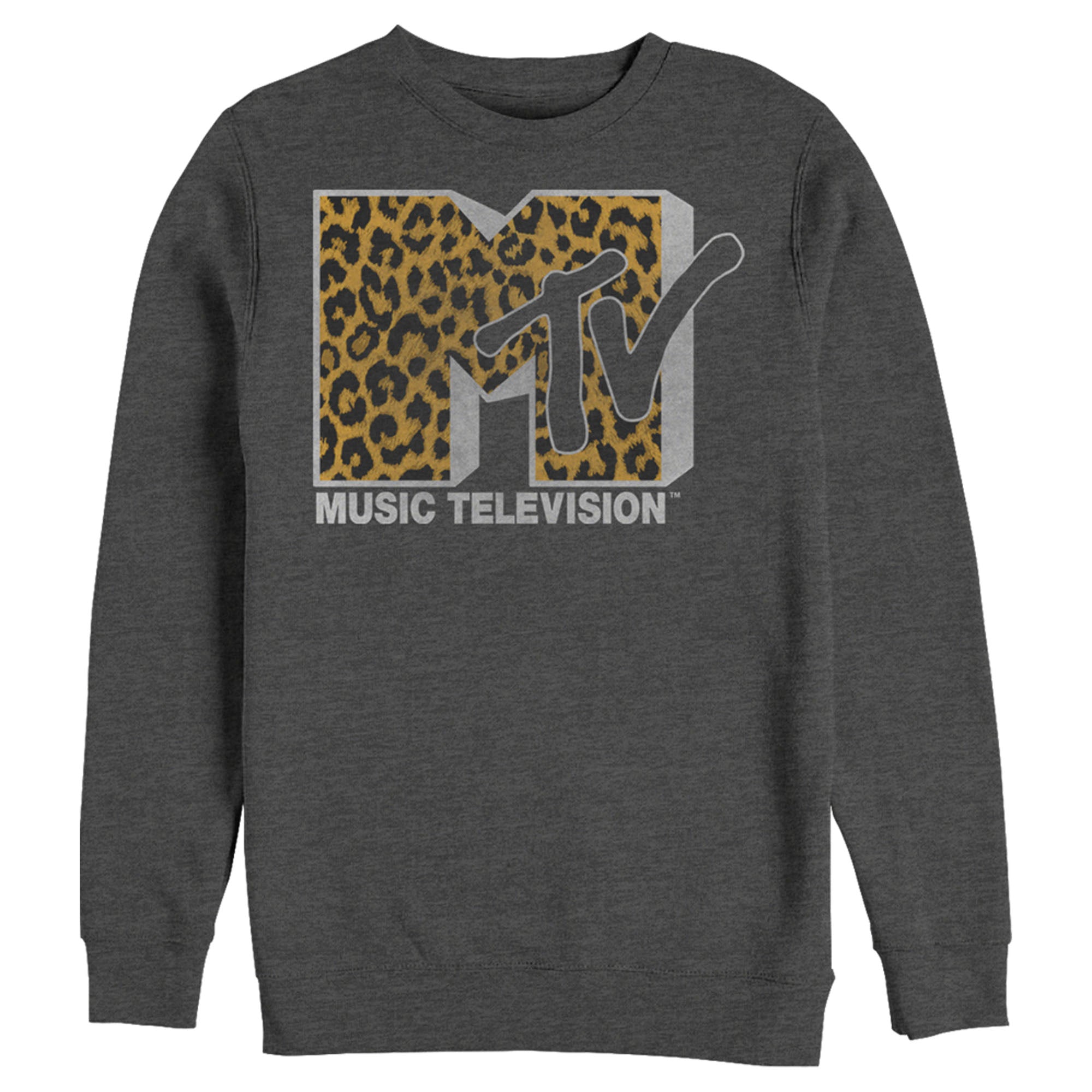 Men's MTV Cheetah Print Logo Sweatshirt Men's MTV Cheetah Print Logo Sweatshirt