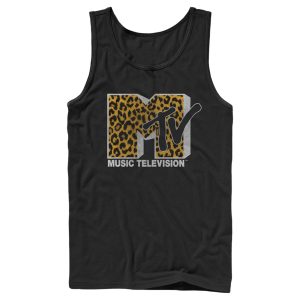 Men’s MTV Cheetah Print Logo Tank Top