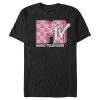 Men’s MTV Valentine’s Day Pink Heart Logo T-Shirt