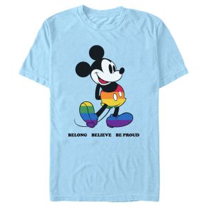 Men’s Mickey & Friends Belong, Believe, Be Proud T-Shirt