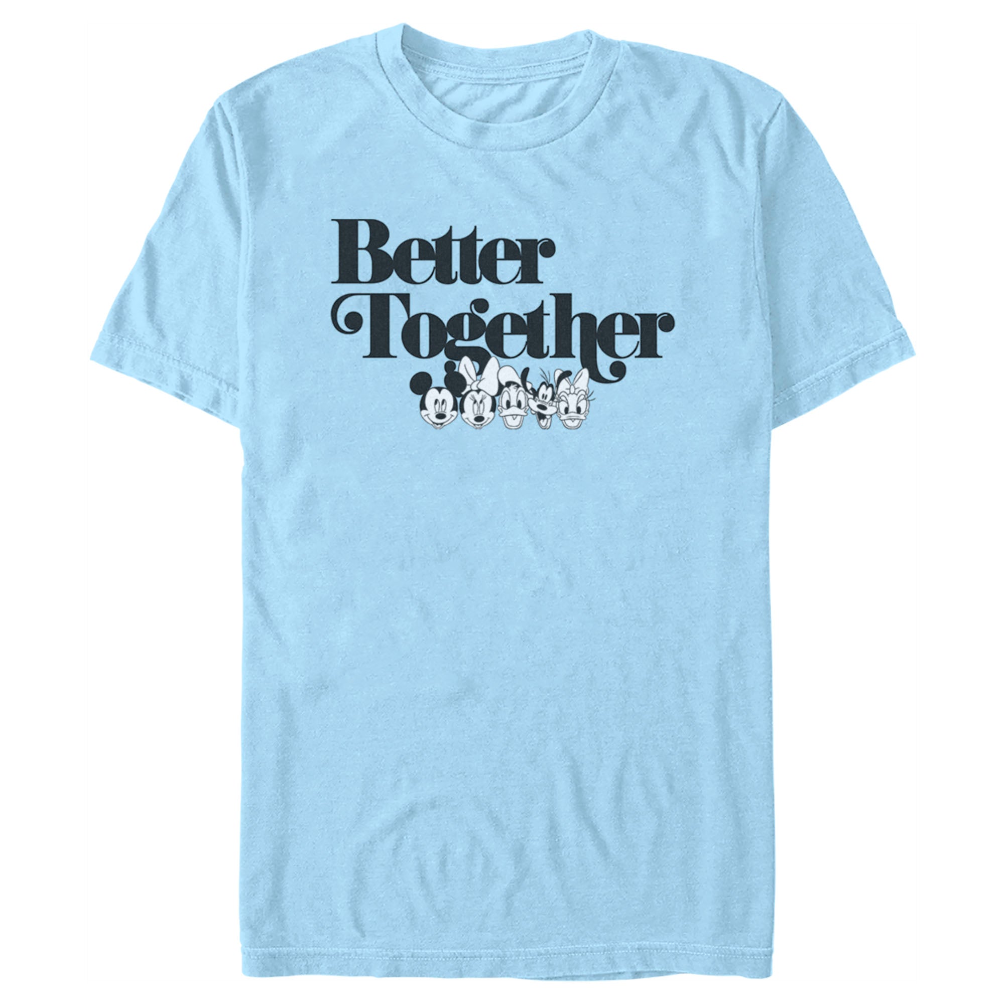 Men's Mickey & Friends Better Together Friends T-Shirt Men's Mickey & Friends Better Together Friends T-Shirt