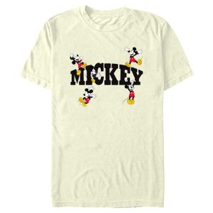 Men’s Mickey & Friends Character Name T-Shirt