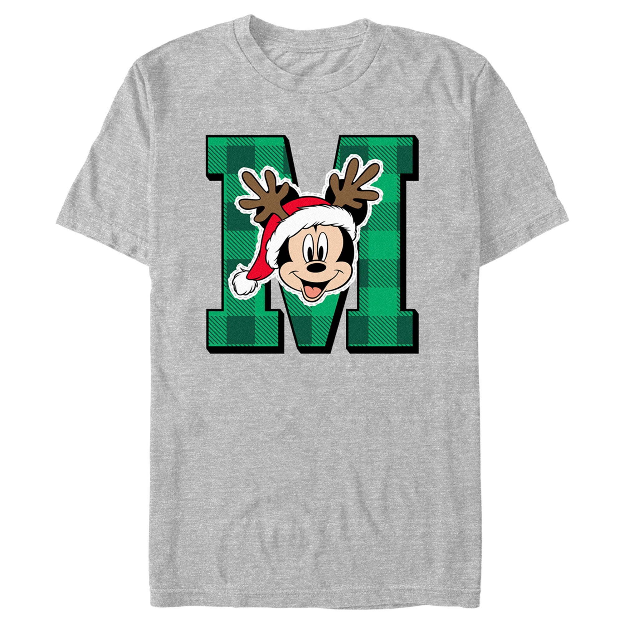 Men's Mickey & Friends Christmas Reindeer Antlers Mousey T-Shirt Men's Mickey & Friends Christmas Reindeer Antlers Mousey T-Shirt