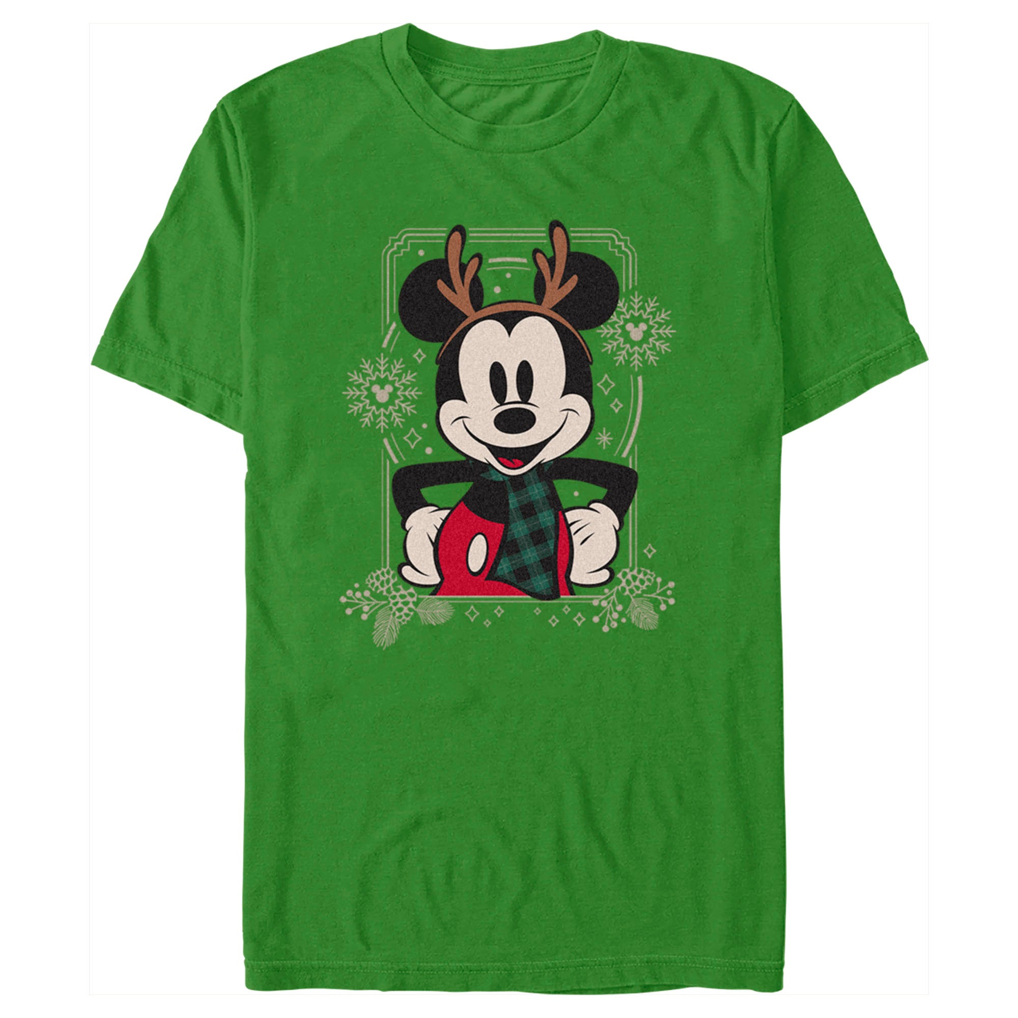 Men's Mickey & Friends Christmas Reindeer Mickey T-Shirt Men's Mickey & Friends Christmas Reindeer Mickey T-Shirt