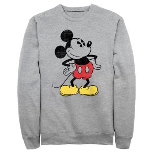Men’s Mickey & Friends Classic Mickey Distressed Sweatshirt