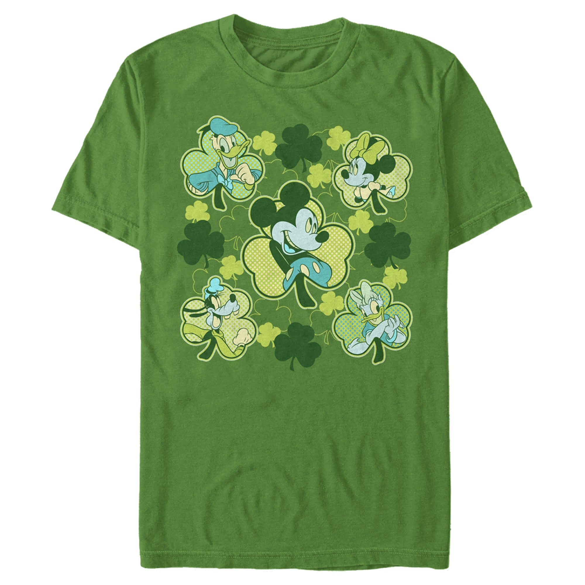 Men's Mickey & Friends Clover Squad T-Shirt Men's Mickey & Friends Clover Squad T-Shirt