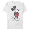 Men’s Mickey & Friends Distressed Mickey Mouse Pose T-Shirt