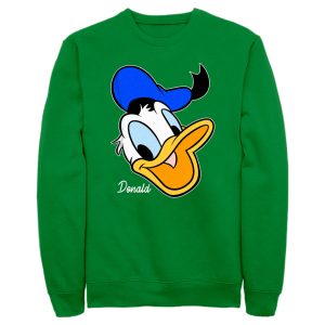 Men’s Mickey & Friends Donald Duck Big Face Sweatshirt