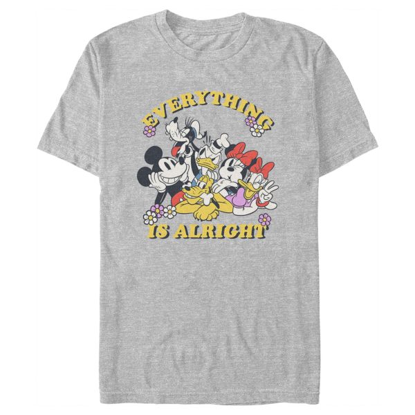Men’s Mickey & Friends Everything Is Alright Crew T-Shirt