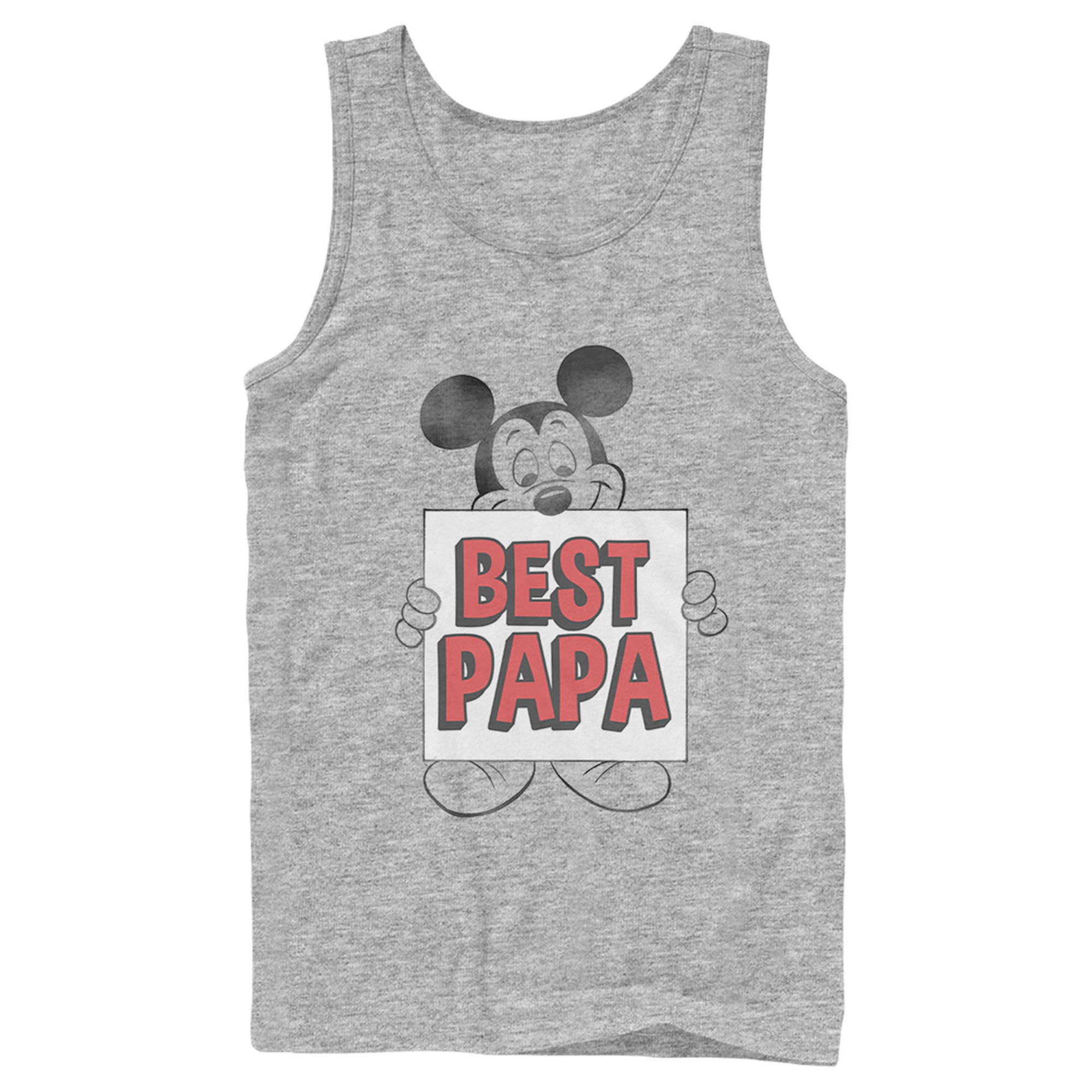 Men's Mickey & Friends Father's Day Best Papa Sign Tank Top Men's Mickey & Friends Father's Day Best Papa Sign Tank Top
